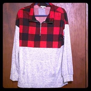 Buffalo Plaid Sweatshirt
